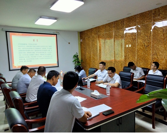 沈時東督導泗縣項目黨支部黨史學習教育專題組織生活會