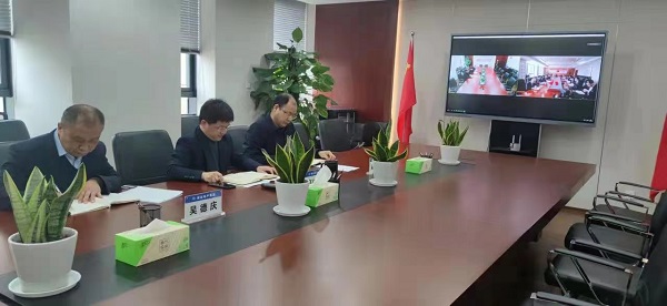 高廣飛督導徽鹽地產集團定遠項目公司黨支部組織生活會