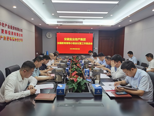 安徽鹽業(yè)地產(chǎn)集團：從高處著眼 于細處著手 在實處著力 扎實推進主題教育走深走實